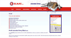 Desktop Screenshot of elkat.cz